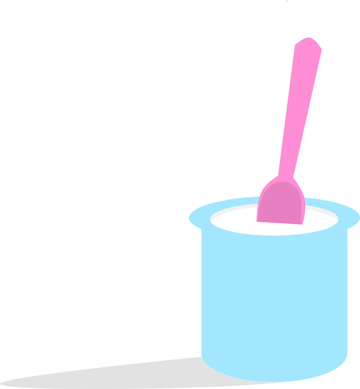 Pojemniki na jedzenie i picie - Food and drink containers - Angielski słówka - Angielski od podstaw - a pot of yoghurt