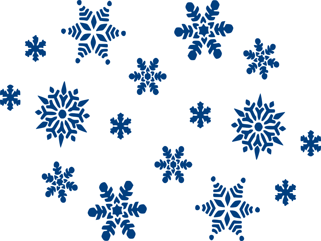 Pogoda - The weather - Angielski od podstaw - Angielski słówka - snowflakes
